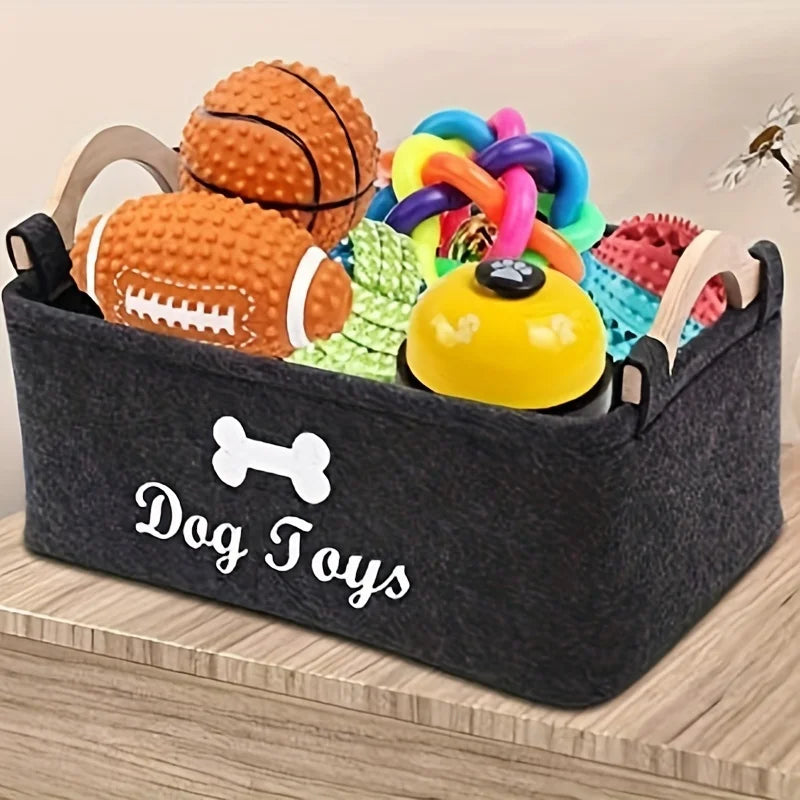 Felt Pet Toy Box