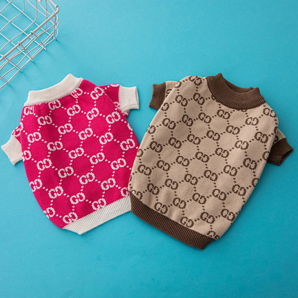 Luxury Dog Knit jumper