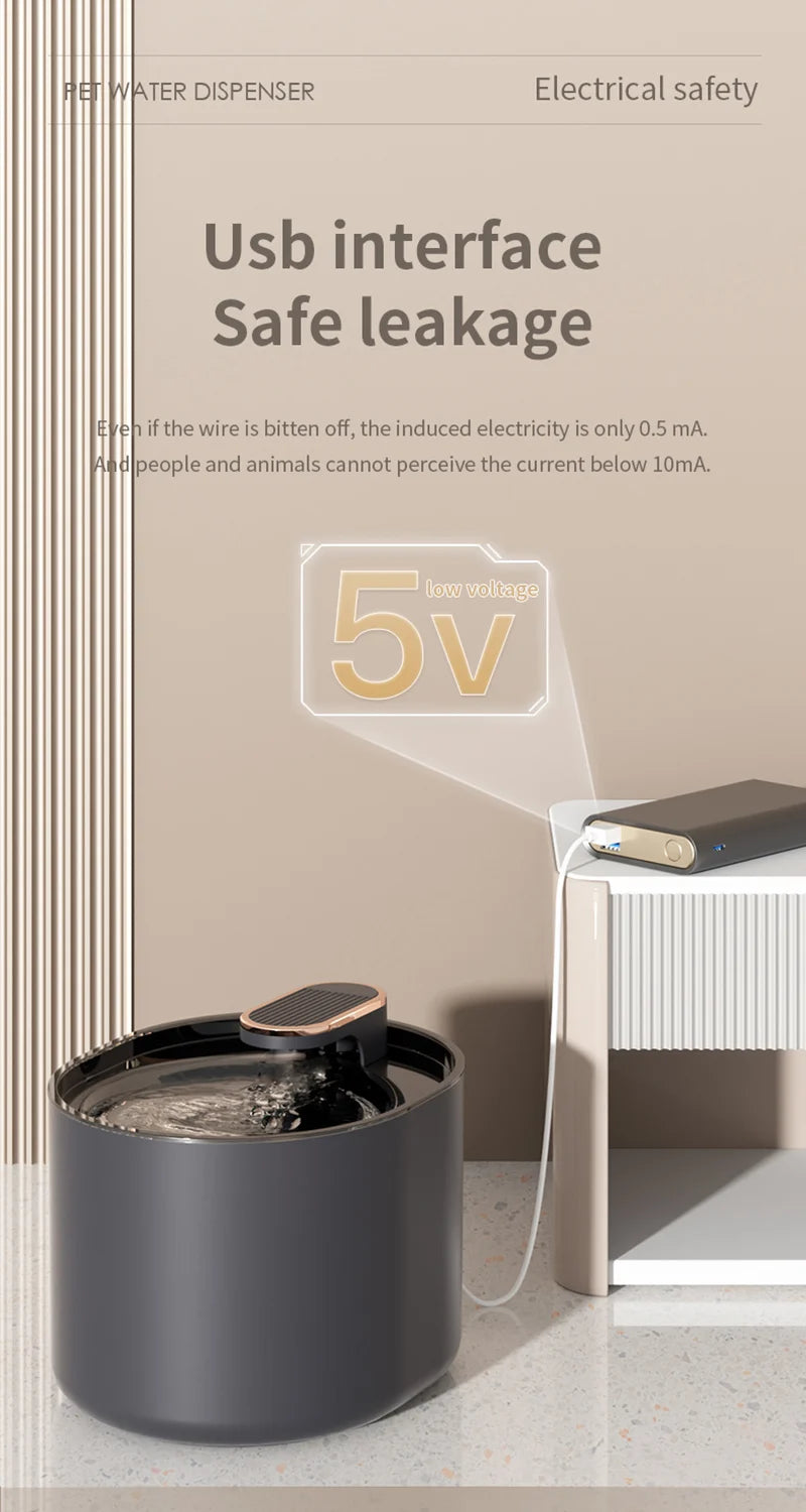 3L Auto Water Fountain with Filter