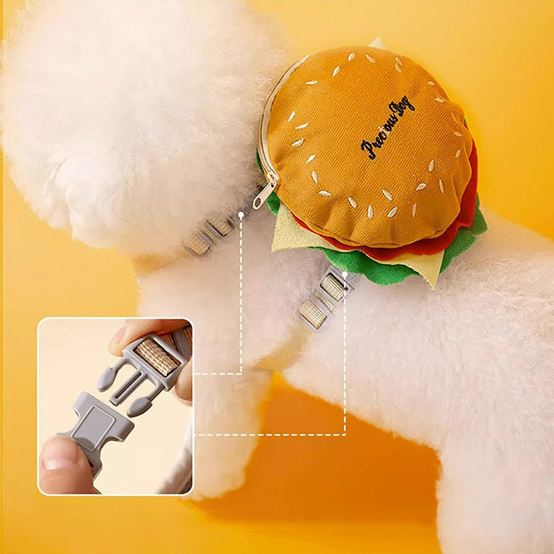 Hamburger Bag Dog Harness