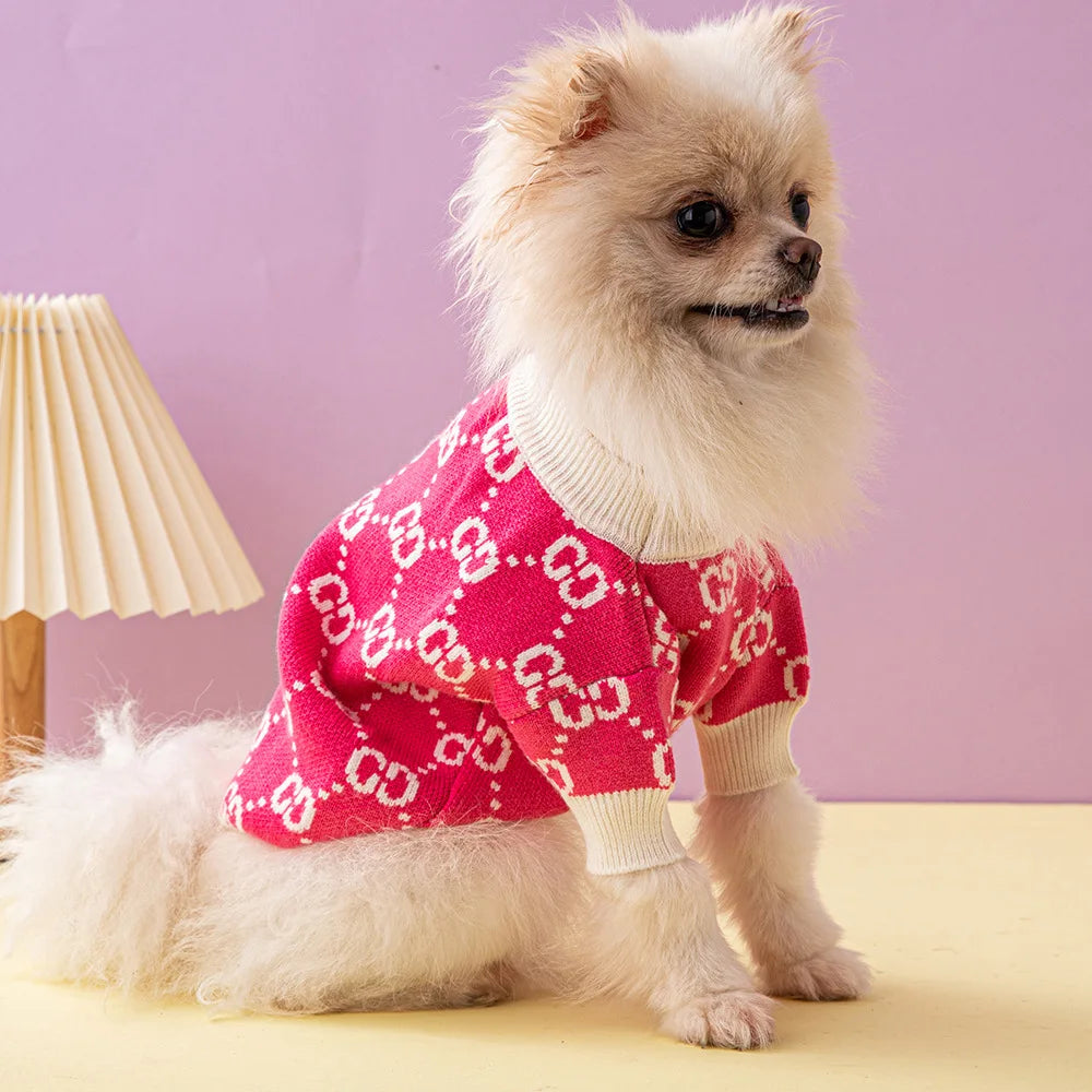Luxury Dog Knit jumper