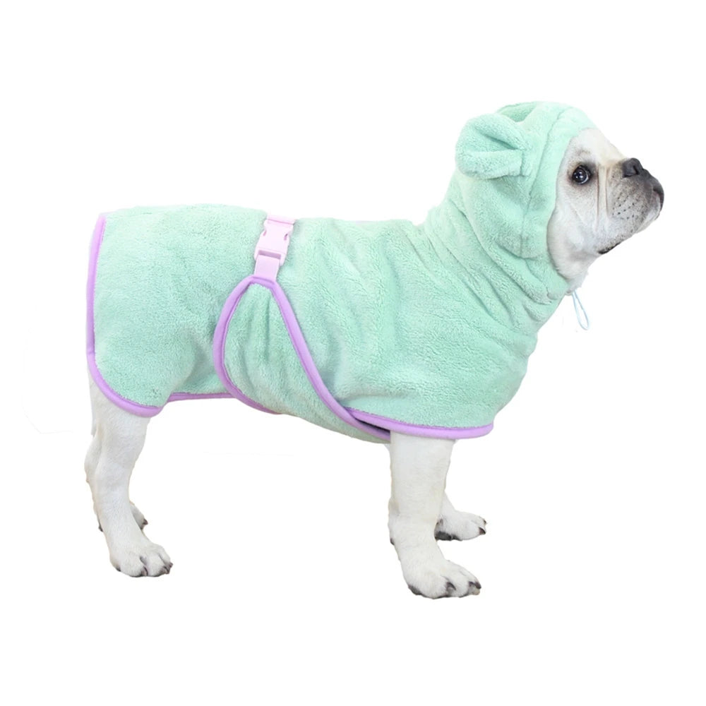Absorbent Microfiber Bathrobe