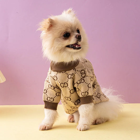Luxury Dog Knit jumper