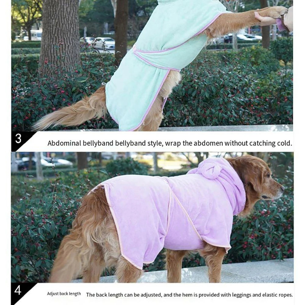 Absorbent Microfiber Bathrobe