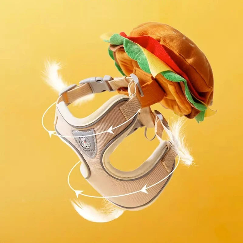 Hamburger Bag Dog Harness