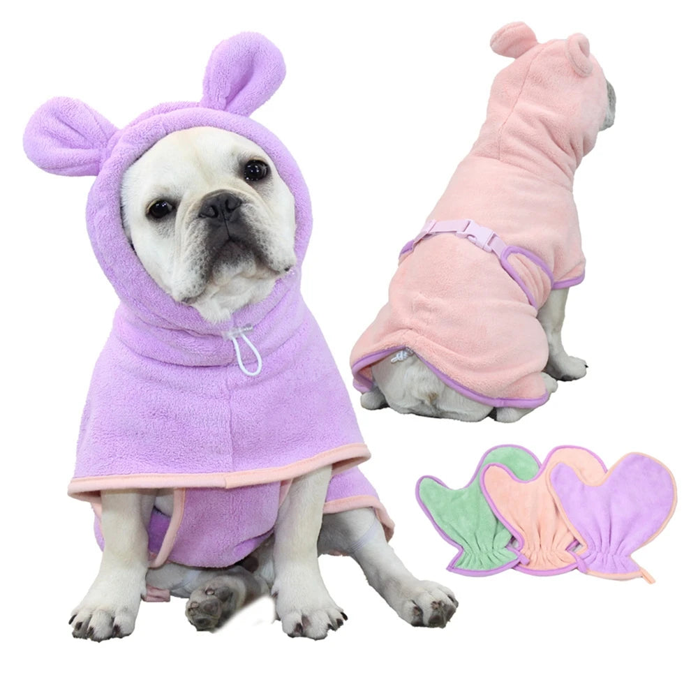 Absorbent Microfiber Bathrobe