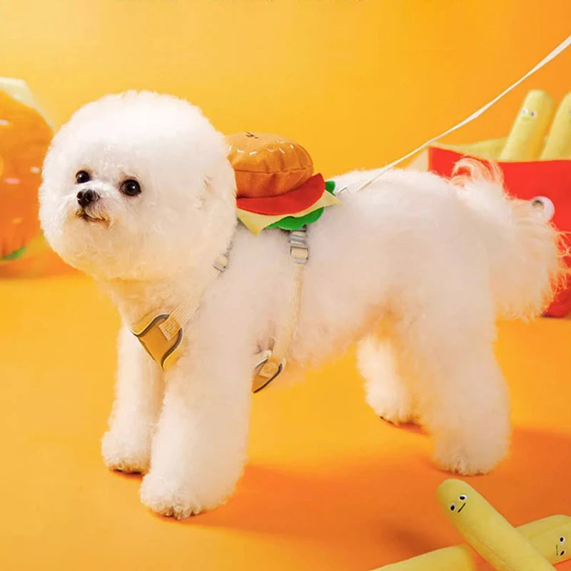 Hamburger Bag Dog Harness