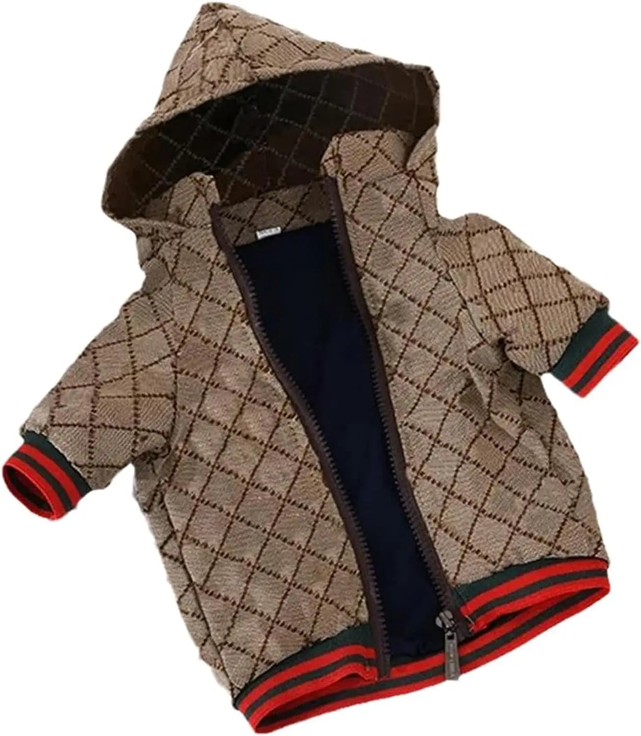 Luxury Designer Dog Zipper Jacket