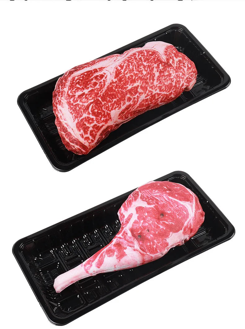 Steak Chew Sound Dog Toy