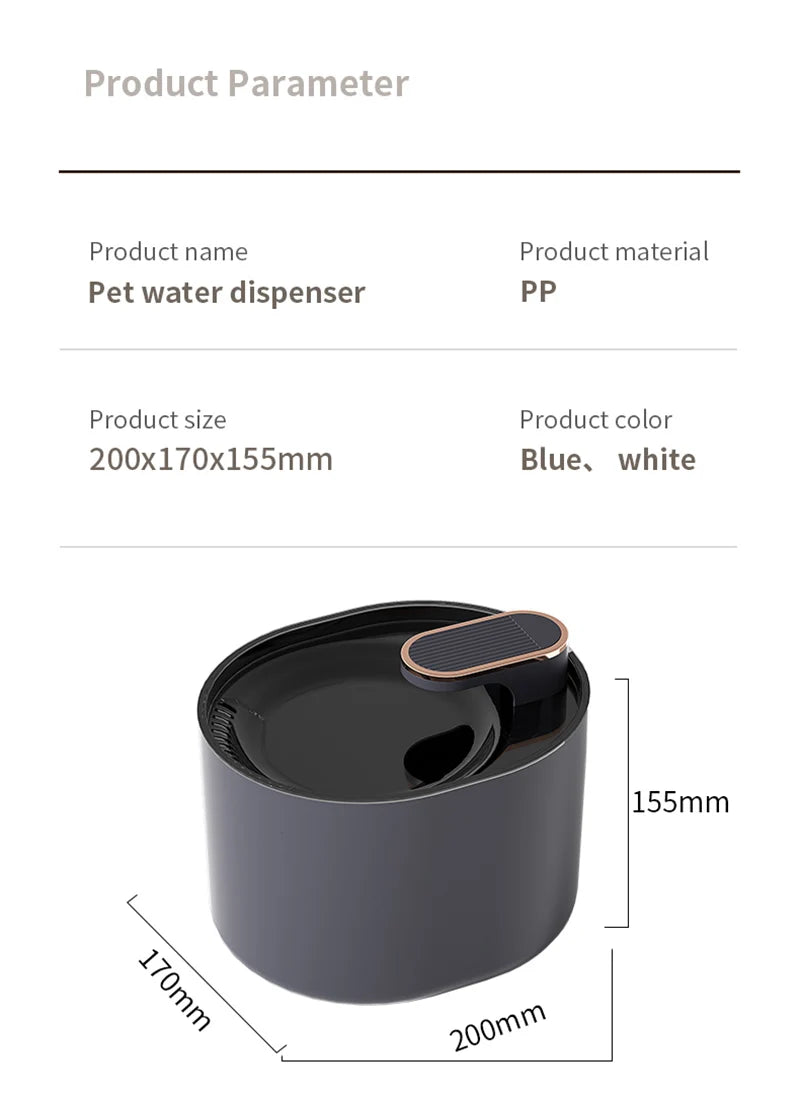 3L Auto Water Fountain with Filter